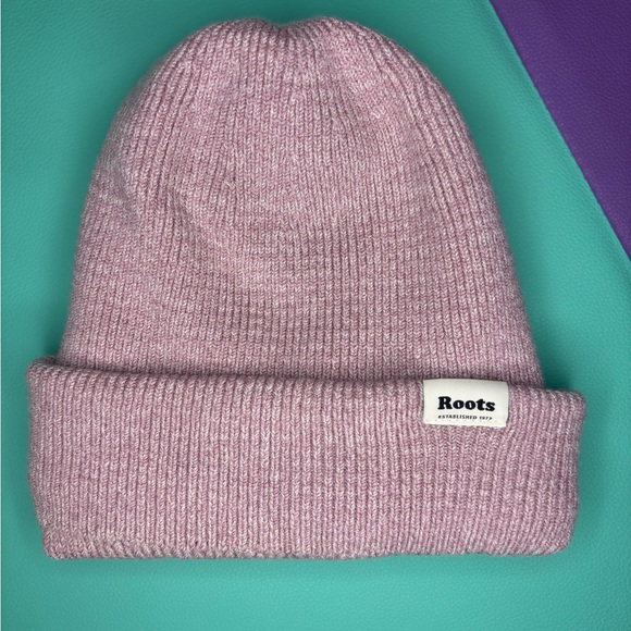 Roots Cozy Knit Toque Pastel Pink Mix‎ Bennie O/S - Picture 2 of 7